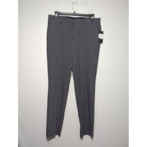 Berle Modern‎ Fit Mens Grey Dress Pants Flat Front Size 36 NTS22-41 FF Grey
